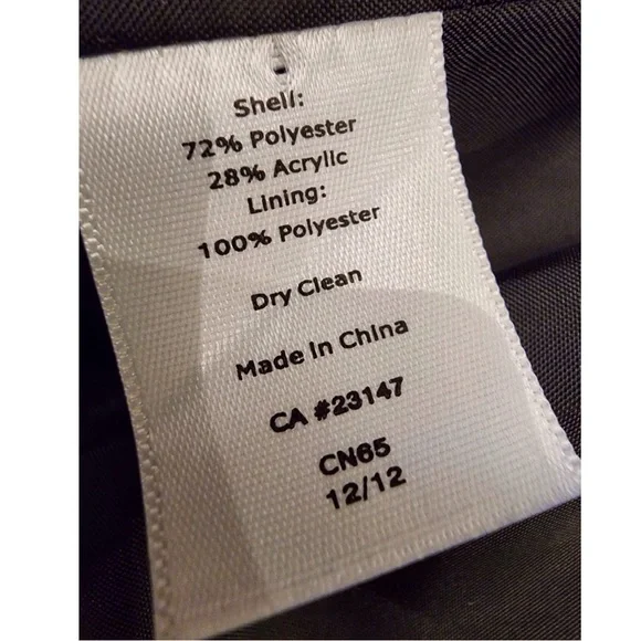 TALBOTS Tweed Woven Blazer Jacket 8 Ladies Cream Black Striped Work Career Coat - Picture 14 of 14